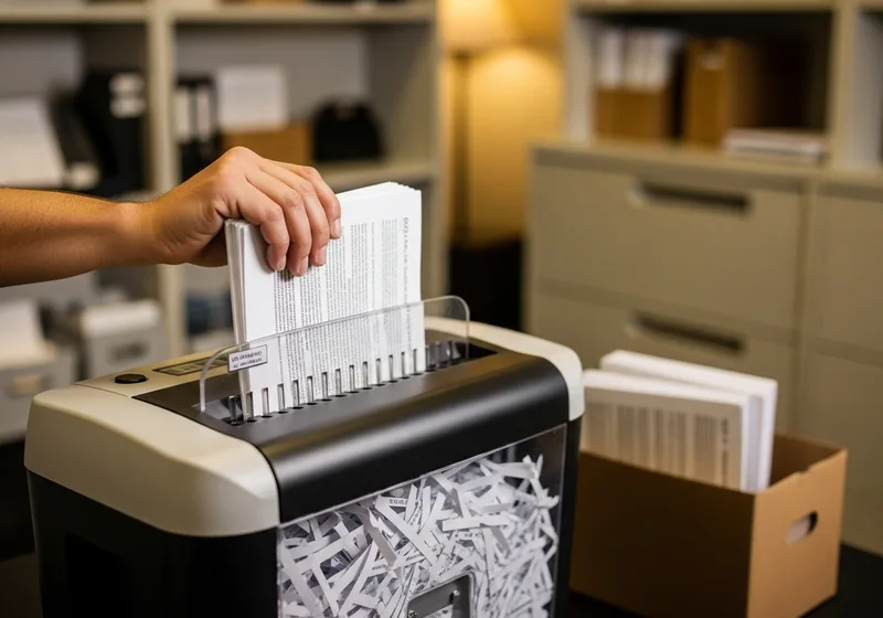 Secure document shredding